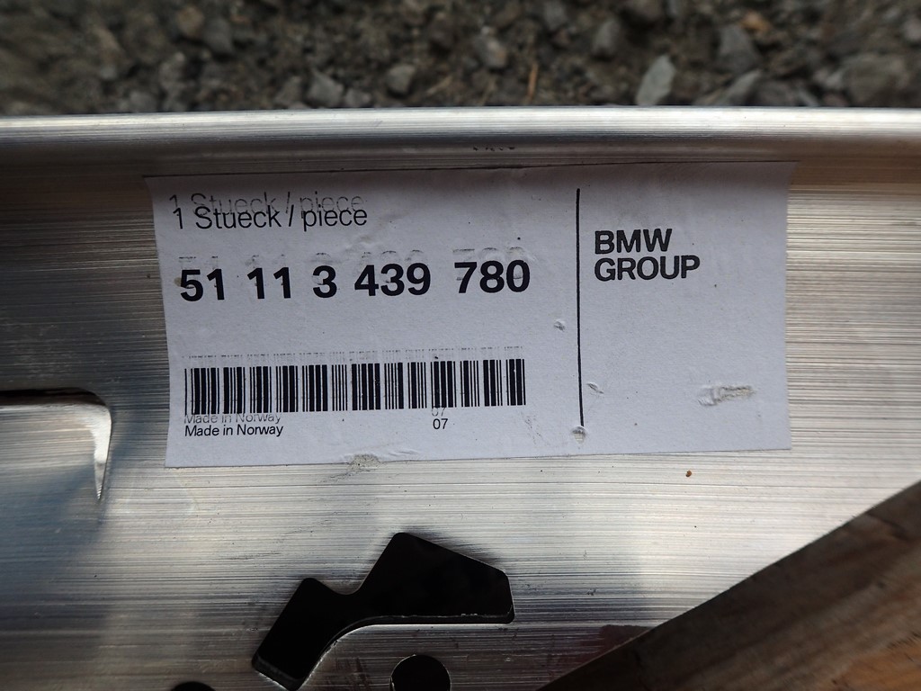 new sider below bumper front BMW X3 E83 5111343978