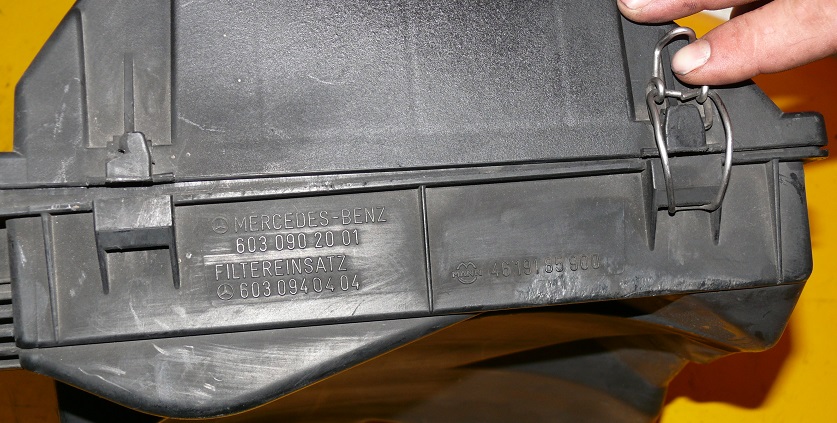 Gehäuse filter luft MERCEDES W140 3.5 TD S350