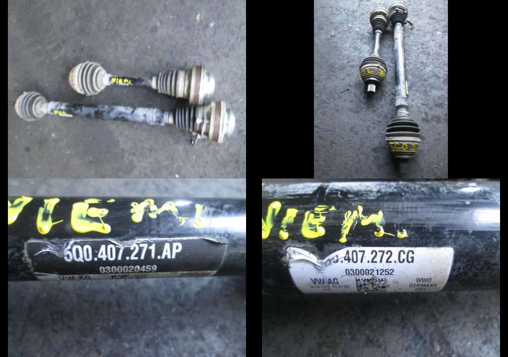semi-axis Vw Golf 7 5G0 2,0TFSI right 5Q0407272CG