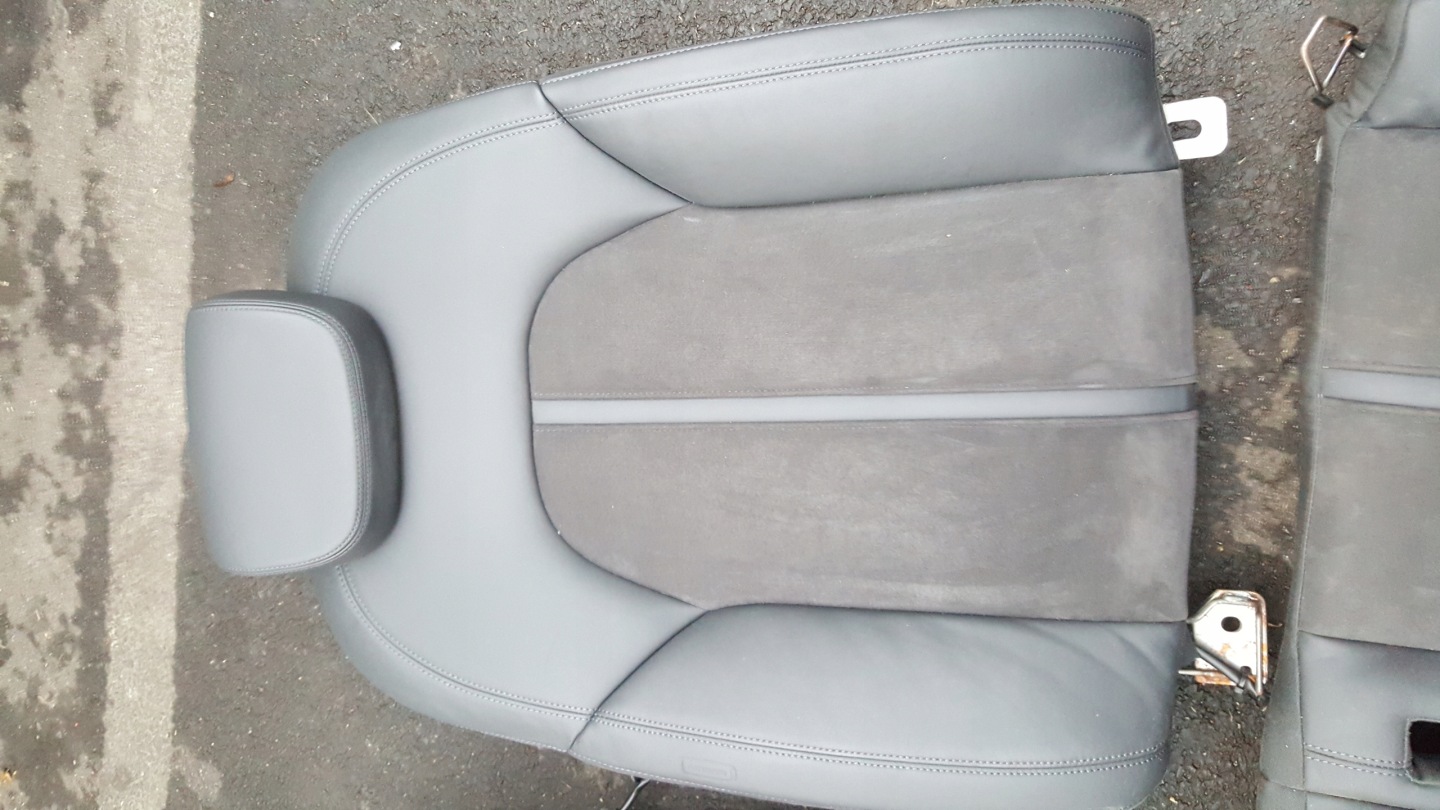 Sitz hinten AIRBAG heck AUDI A8 D4 heizung ALCANTARA OE