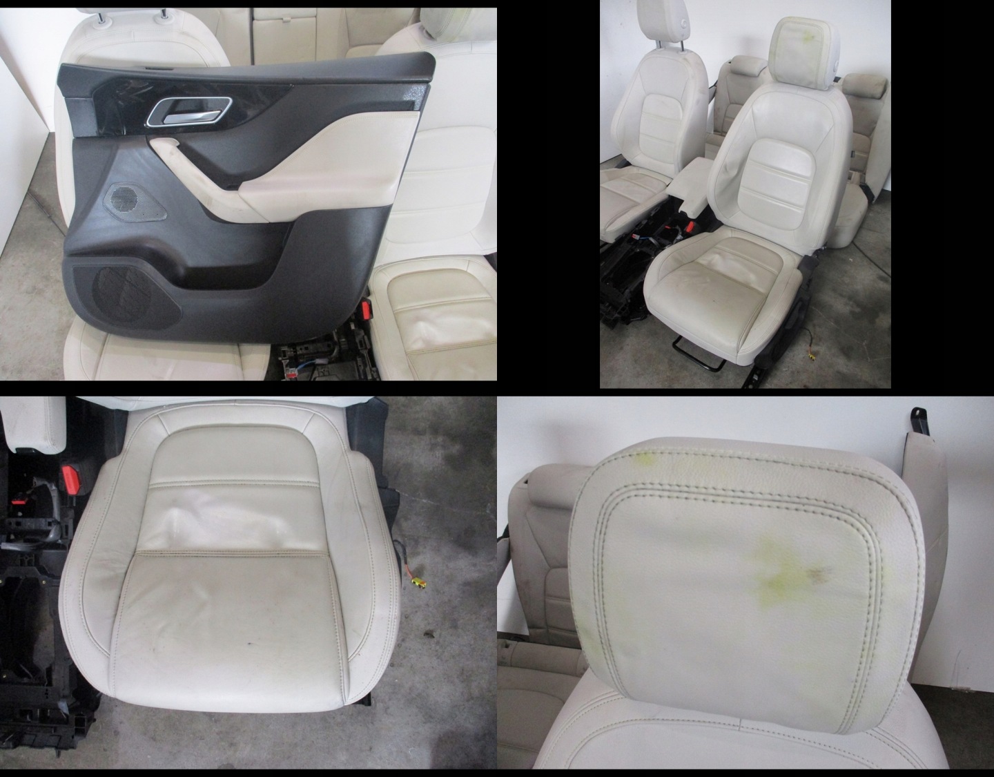 upholstery leather seats JAGUAR F PACE