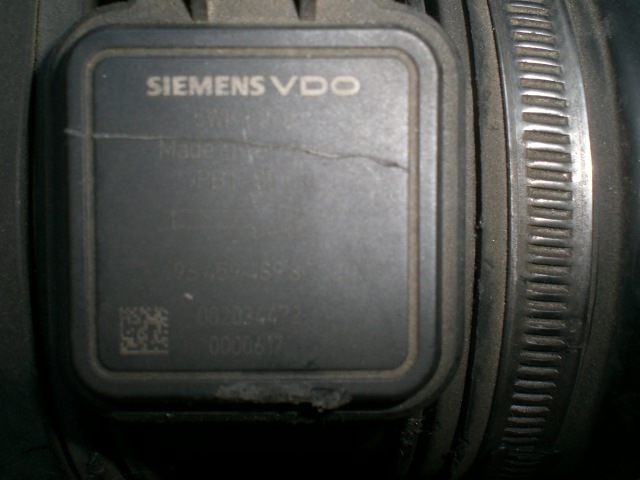 cover of a filter, flow meter CITROEN C5 2.0 HDI