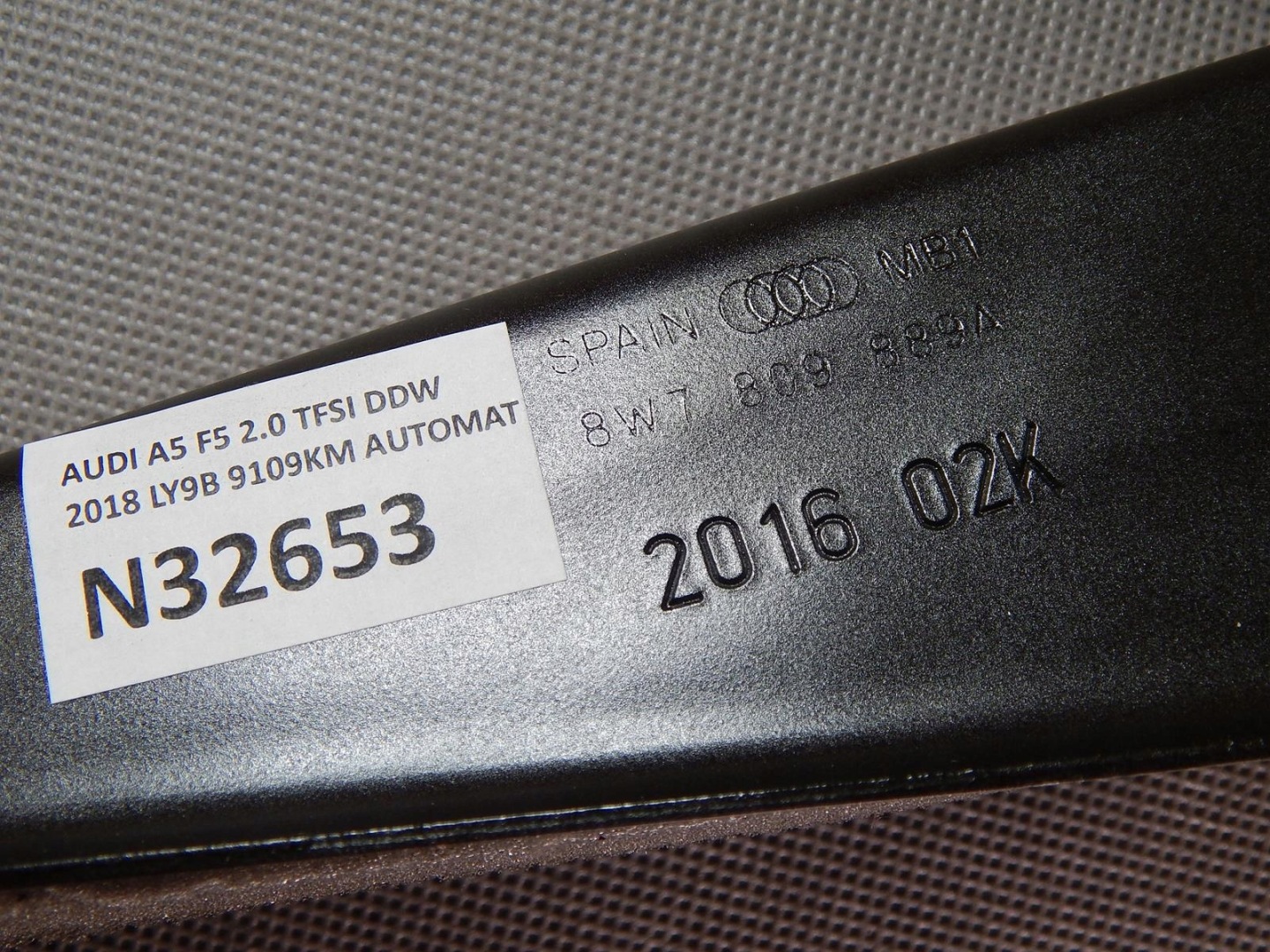 AUDI A5 F5 holder cap cover 8W7809889A
