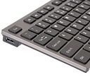Plochá ostrovná klávesnica nízke klávesy USB HUB SLim KV-300H membránová EAN (GTIN) 4711421846707