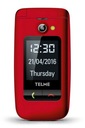 Mobilný telefón TELME pre začiatočníkov, X200 32 MB / 32 MB červená Interná pamäť 32 MB