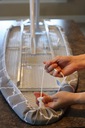 Итальянский чехол для гладильной доски, длина 115-126 см, БЕСПЛАТНАЯ ПОДНОСКА
