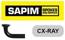 Спицы Sapim CX-Ray черные, 254 мм.