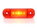 W97.2 5-светодиодный красный боковой габаритный фонарь
