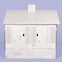 Картонный домик из картона для творческой живописи