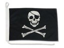 Флаг Pirate BONES для яхты 30х40 см Флаг пиратской парусной яхты