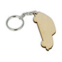 BD013 Автомобиль - деревянный брелок