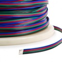 RGB кабель для светодиодных лент 4-WIRE 4х0,45ММ 1м