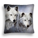ПОДУШКА С ДВУМЯ ВОЛКАМИ 08 НАВОЛОЧКА JASIEK