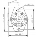 ENGINE HYDRAULIC ORBITALNY BMP315 SMP315 FI-25M photo 8 - milautoparts-fr.ukrlive.com