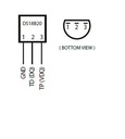 Digitálny teplomer 1-Wire: ds18b20 , to-92 Výrobca iné