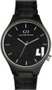 MÓDNE DREVENÉ PÁNSKE HODINKY GIACOMO DESIGN BOX Model GD08701 ELEGANCKI MĘSKI LEKKI DREWNO CIEMNOBRĄZOWY