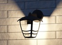Садовый светильник PHILIPS Светодиодный фасадный настенный светильник CREEK E27 черный LANTERN