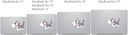 Naklejka na MacBooka Apple - Kociak Kot - kolorowy Kod producenta STS49874343