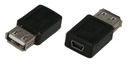 Adapter Przejściówka USB żeński - Mini USB żeński