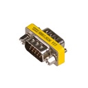 АДАПТЕР VGA-VGA 2x 15-контактный разъем MALE