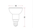 Školská stolná lampa s klipom E14 +LED žiarovka Farba odtiene sivej a striebornej