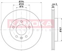 KAMOKA DISQUES DE FREIN 2 PIÈCES VW T5 03- ARRIÈRE photo 4 - milautoparts-fr.ukrlive.com