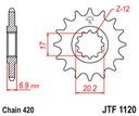 Zubačka Predná 13 rieju rs1 rs2 mrx smx matrix 50 Výrobca JT Sprockets