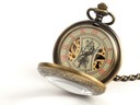 Na Deň otcov Vreckové hodinky na retiazke Kolekcia Brązowy Klasyk