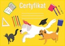 Diplom A5 pre dieťa domáce zvieratá