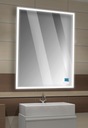 Часы LED MIRROR ALUMINIUM FRAME с переключателем