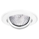 ГАЛОГЕННЫЙ ПОТОЛОЧНЫЙ СВЕТИЛЬНИК С ПОДВИЖНЫМ GU10 КРУГЛОЙ СЕТКОЙ, БЕЛЫЙ