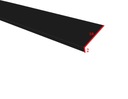 Водосточная планка ral 9005 MAT длина 1,95 м BLACK MAT