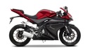 Наклейки Yamaha YZF R125 шпон 2014-15 вишнево-бордовый