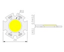 MODUL LED COB 9W 30 - 32V 300mA BIELA TEPLÁ STUDENÁ NEUTRÁLNA 880lm 20mm EAN (GTIN) 5905937305004