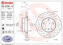 BREMBO XTRA DISQUES ARRIÈRE BMW 1 E81 E87 3 E90 - E93 photo 2 - milautoparts-fr.ukrlive.com