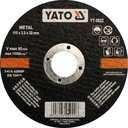 ДИСКИ ДЛЯ РЕЗКИ МЕТАЛЛА YATO 125 X 1,2 X22 YT-5923