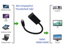 Adapter Mini DisplayPort - HDMI Mac PC Thunderbolt Stan opakowania oryginalne