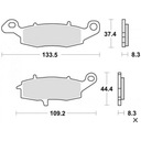 SET PADS HAMULCOWYCH, BRAKES TARCZOWE TRW MCB681 photo 16 - milautoparts-fr.ukrlive.com