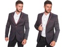 Marynarka męska granat BB-074 fashionmen2 r. 54