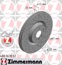 ZIMMERMANN SPORT DISQUES P MERCEDES GL X164 374MM photo 2 - milautoparts-fr.ukrlive.com