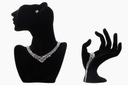Набор SWAROVSKI эл. РАЗМЕРЫ СЕРЕБРЯНЫХ украшений