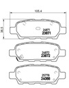 SABOTS DE FREIN MIKODA 71534 NISSAN X-TRAIL T30 T31 AXE ARRIÈRE photo 2 - milautoparts-fr.ukrlive.com