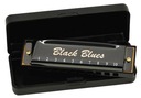 Диатоническая губная гармошка Blues Black G, ЧЕРНАЯ