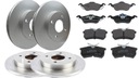 COMPLET 4 PIÈCES DISQUES + SABOTS DE FREIN AVANT + ARRIÈRE FORD FOCUS I MK1 photo 1 - milautoparts-fr.ukrlive.com