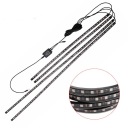 ÉCLAIRAGE CHÂSSIS RÉTROÉCLAIRAGE SOUS VOITURE LED RGB NEON 2X90 2X120photo 11
