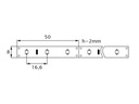 LED pásik PRO 3528 300/5m 24W - zelený - 5m Dĺžka 5 m