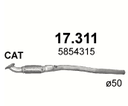 TUBE MANIFOLD 17.311 OPEL ZAFIRA B 1.6 1.8 2005-2010 photo 1 - milautoparts-fr.ukrlive.com