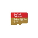 SANDISK EXTREME microSDXC 64GB 100/90 MB/sA1V30 4K