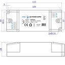 NÁBYTKOVÝ NAPÁJACÍ ZDROJ 12V 2A 24W PRE LED PÁSKU Typ nabíjačka