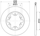 DISC BRAKE FORD TRANSIT 13- REAR DUAL WHEELS photo 2 - milautoparts-fr.ukrlive.com